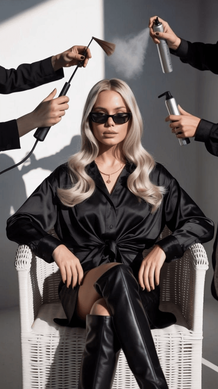Woman with styling tools — Care For Women